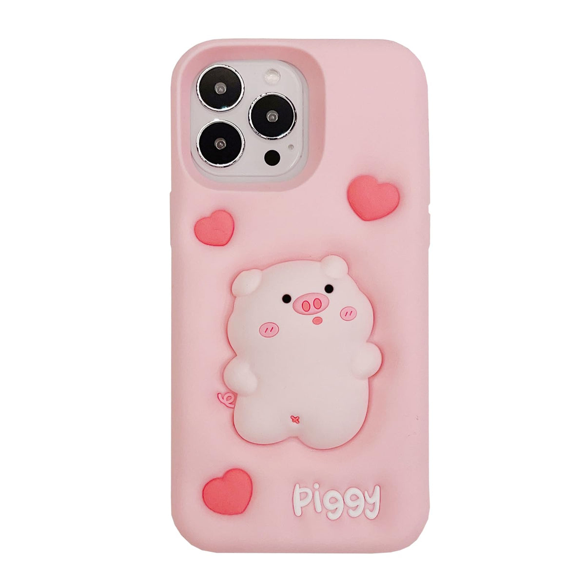 Soft Silicone Case Compatible with iPhone 11,Cute 3D Cartoon Taiyaki with Fish Keychain 3D Funny Kawaii Phone Cases Women Girls Shockproof Cover for iPhone 11