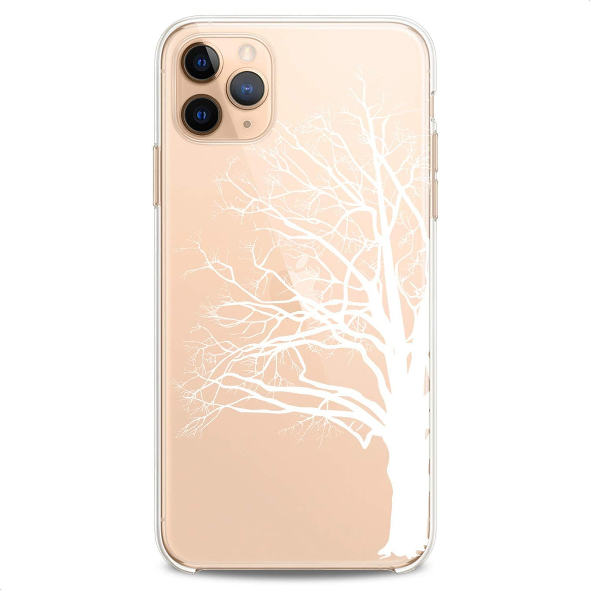 Case Compatible with iPhone 14 13 Pro Max 12 Mini 11 Xs X 8 Plus Xr 7 SE 6s 5 Slim Shadow Plants Lovely Phone Nature Flexible Silicone Print Modern Art Design Trees Cute Soft Clear White