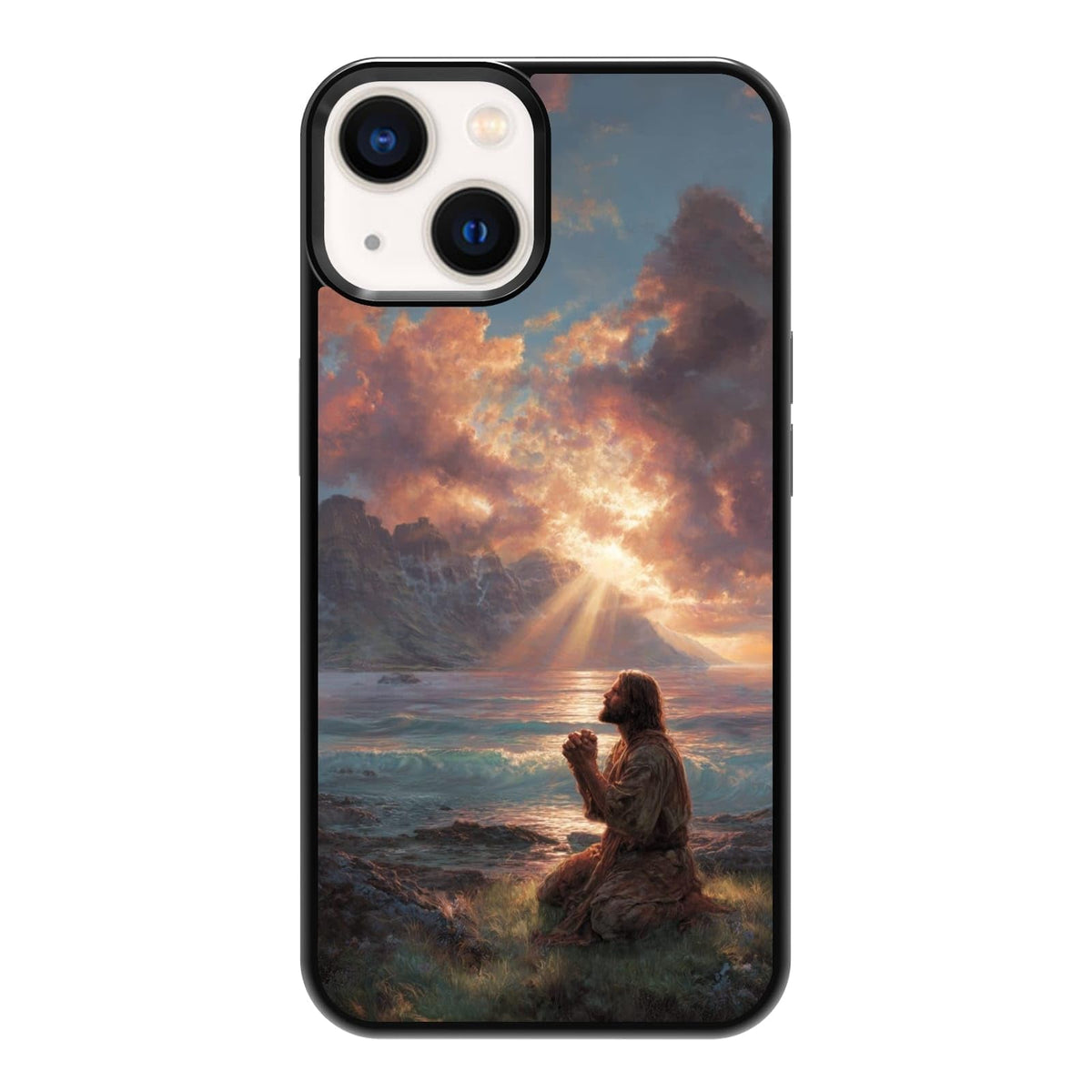 Four Seasons Tree of Life Watercolor Nature Phone Case, Shockproof Protective Cover for iPhone 11 12 13 14 15 16 17 Pro Max Plus Mini XR 7 8 SE