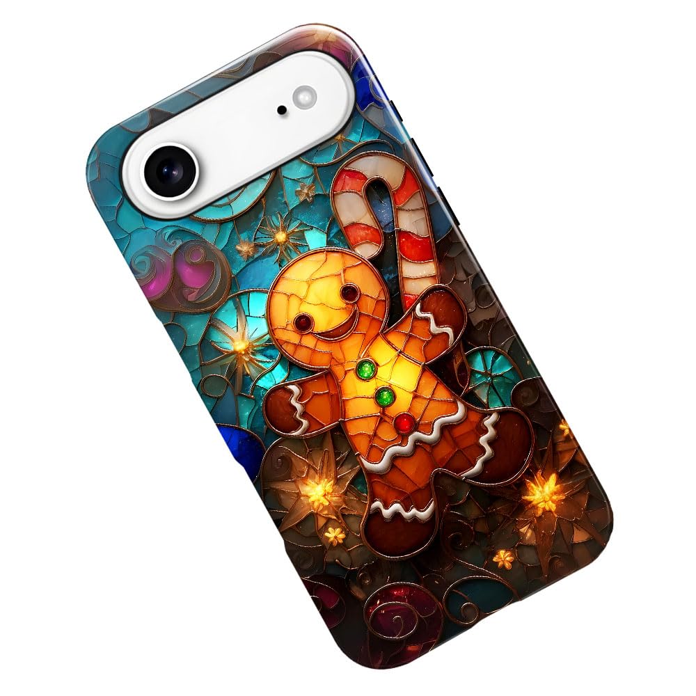 Case for iPhone 17,Christmas Lights Cute Holiday Phone Case Military-Grade Drop Protection Cover for Women Girl - Glossy