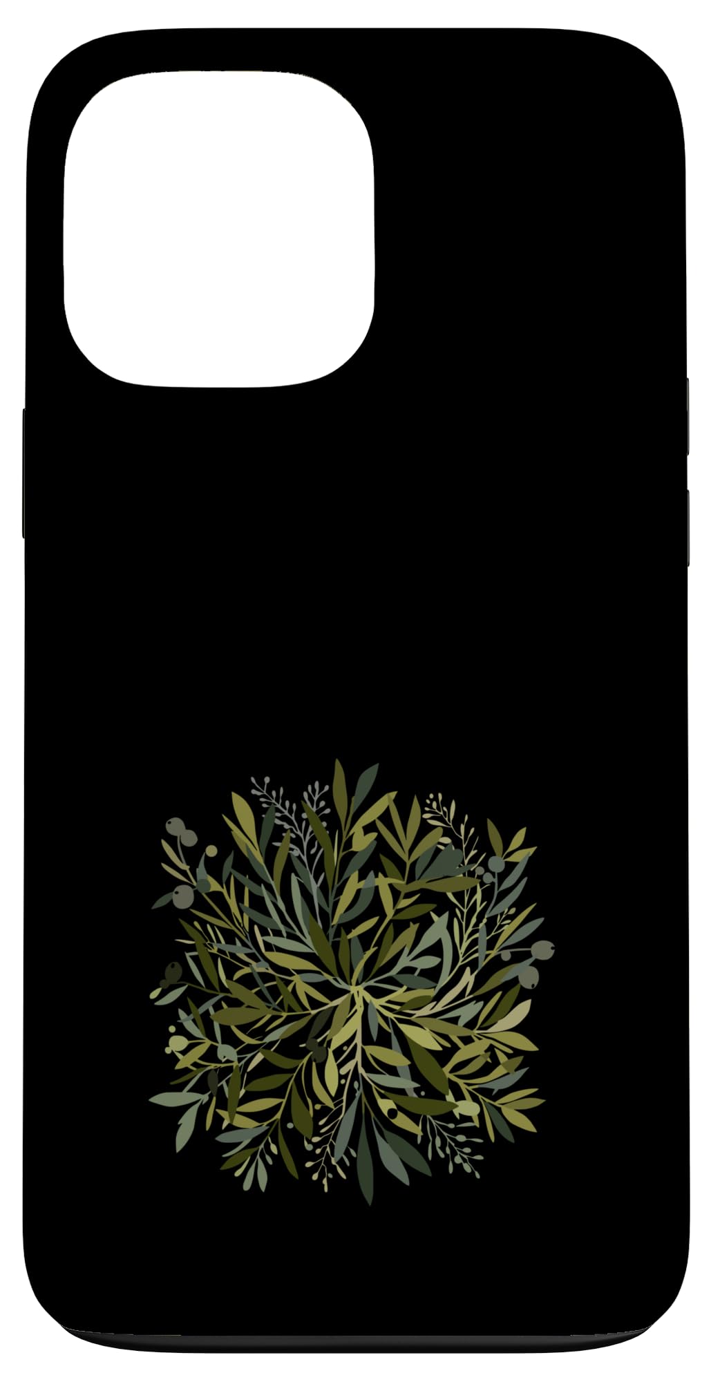 Wild Forest Leaves Botanical Green Foliage Nature Case for iPhone 16