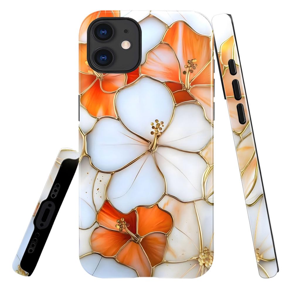 Case for iPhone 14,Christmas 3D Winter Phone Case Slim Silicone Shockproof Cover for Girls Women（Glossy & Durable）