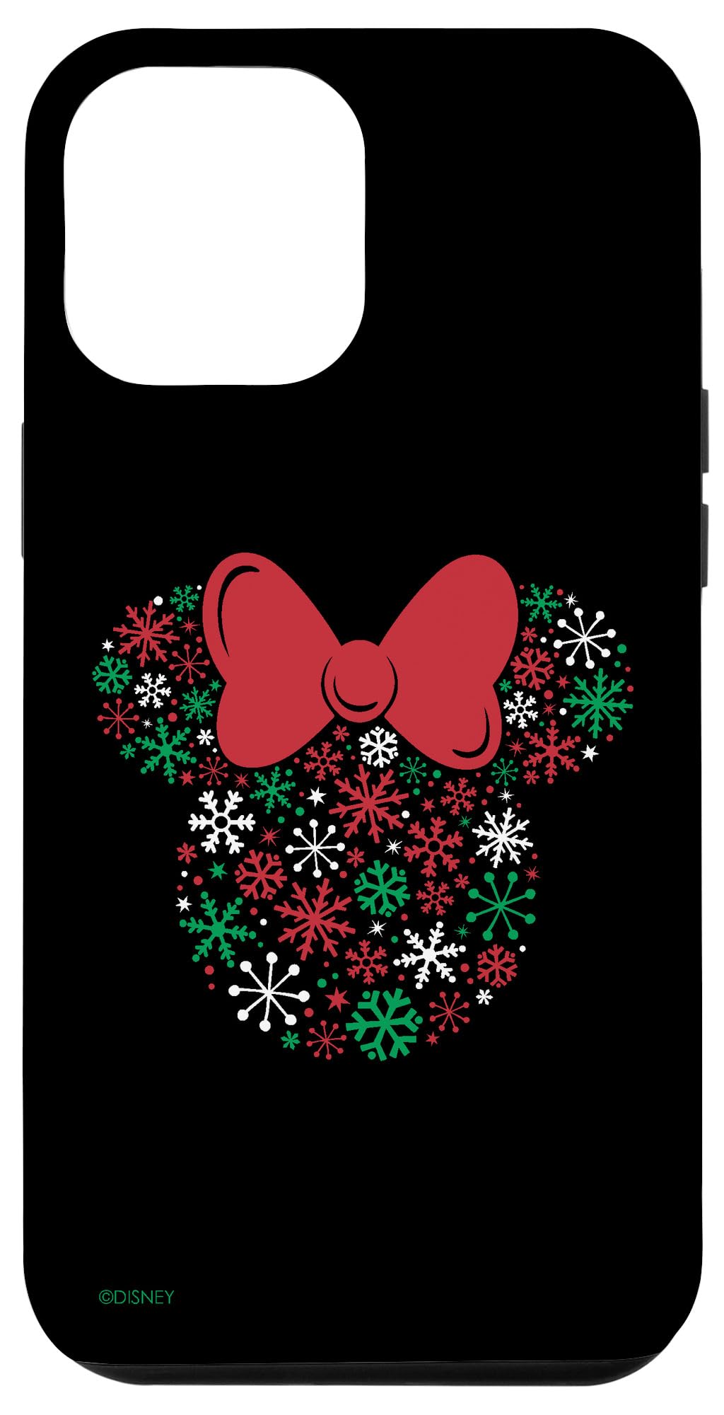 Disney Minnie Mouse Icon Holiday Snowflakes Case for iPhone 16 Pro Max