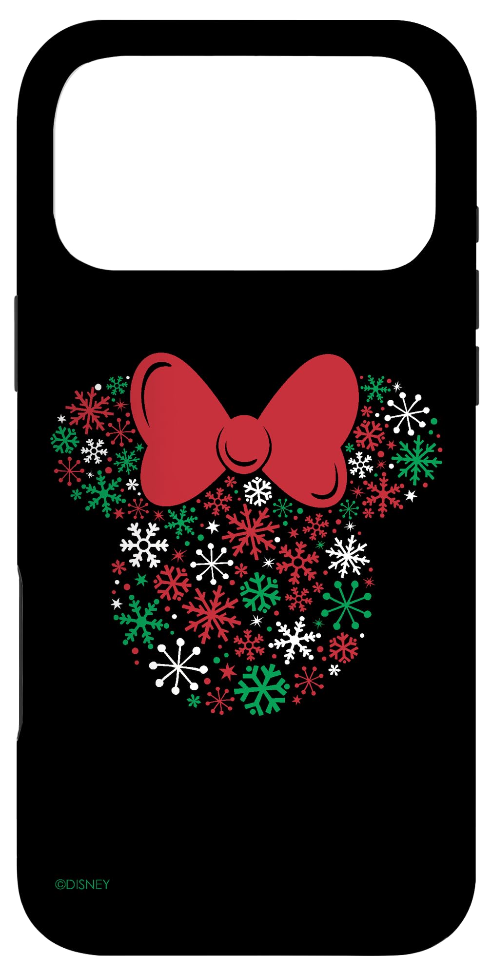Disney Minnie Mouse Icon Holiday Snowflakes Case for iPhone 16 Pro Max