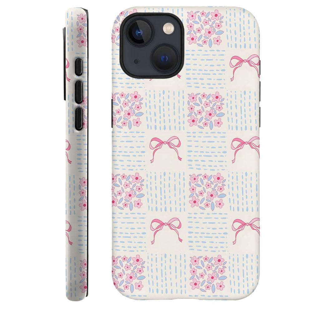 Compatible with iPhone 15 Pro,Durable & Shockproof Phone Case Cover Design - Christmas Retro Doodle
