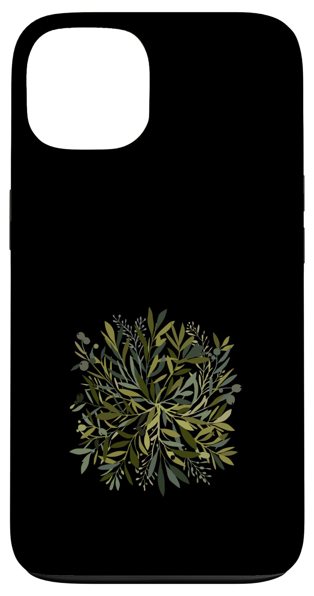 Wild Forest Leaves Botanical Green Foliage Nature Case for iPhone 16