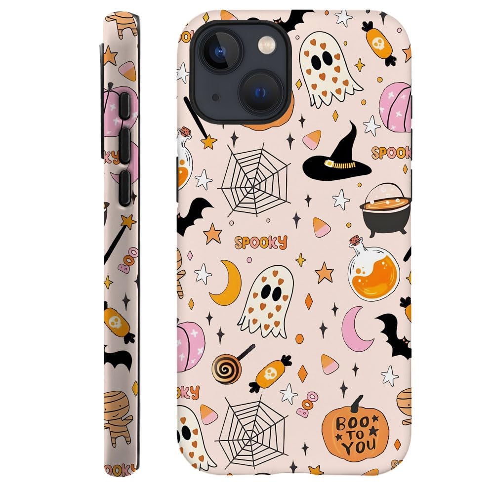 Compatible with iPhone 15 Pro,Durable & Shockproof Phone Case Cover Design - Christmas Retro Doodle