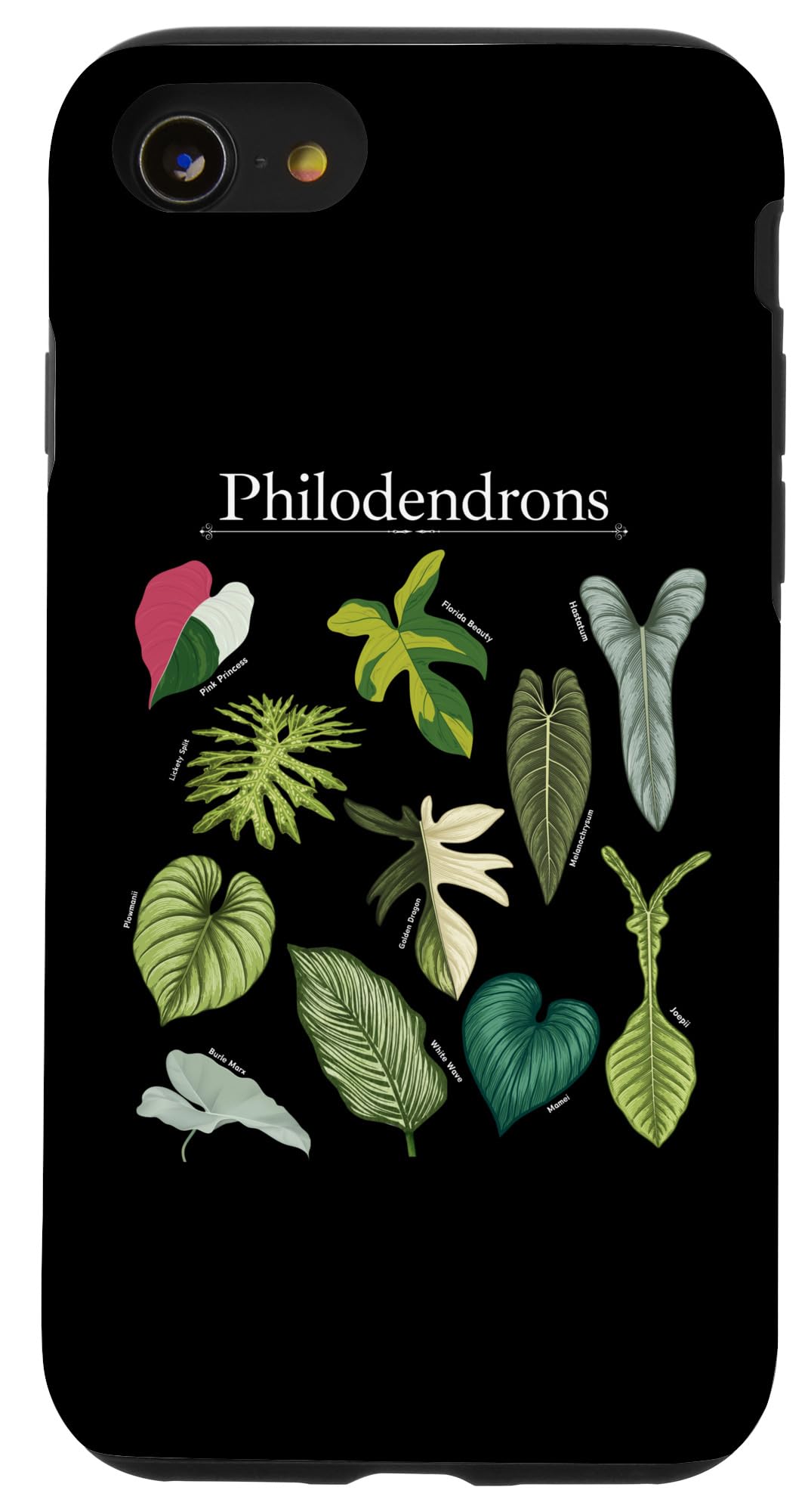 Philodendron Varieties Florida Beauty Joepii House Plants Case for iPhone 14