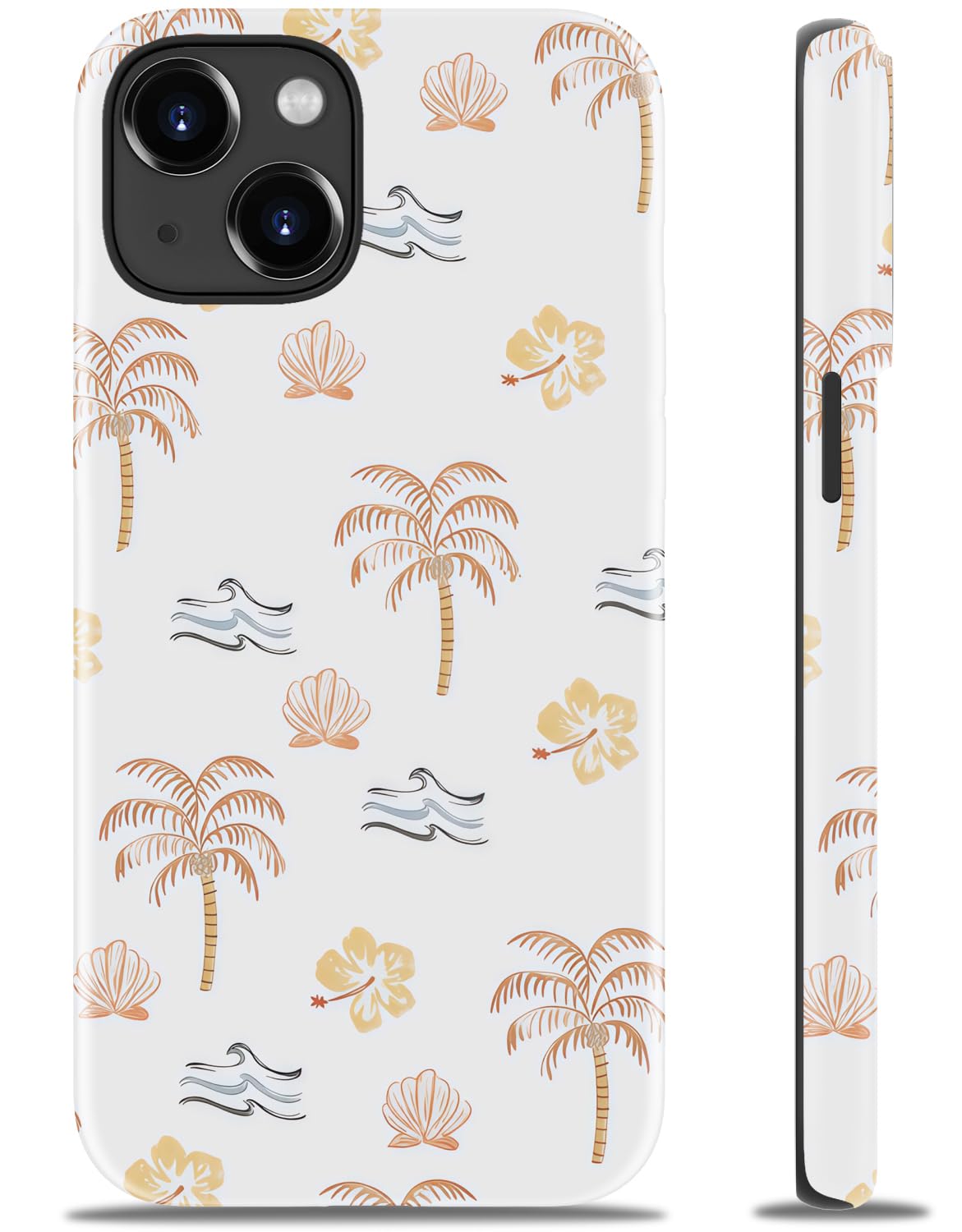 Goodon for iPhone 15 Pro Max Case, Cute Preppy Floral, MagSafe Compatible | Dual-Layer Hard Shell & Silicone, Wireless Charging, Slim Fit Phone Cover with Wildflower Designs for Women Girls