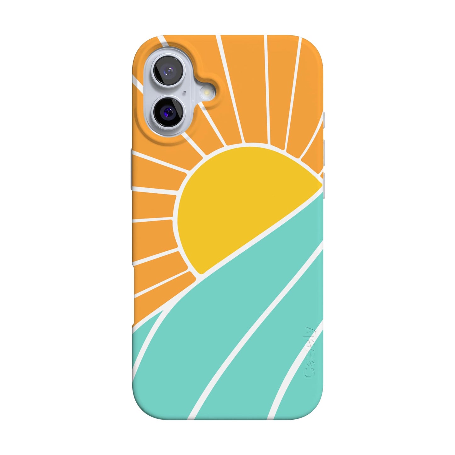 Casely iPhone 16 Case | Chateau Pups | French Dog | Compatible with MagSafe | Classic Ultra Slim Design