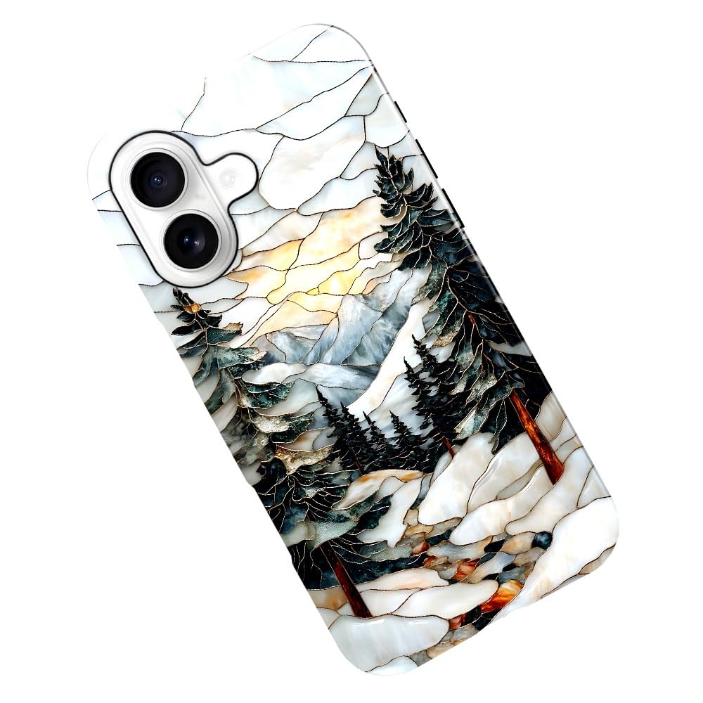 Case for iPhone 17,Christmas Lights Cute Holiday Phone Case Military-Grade Drop Protection Cover for Women Girl - Glossy