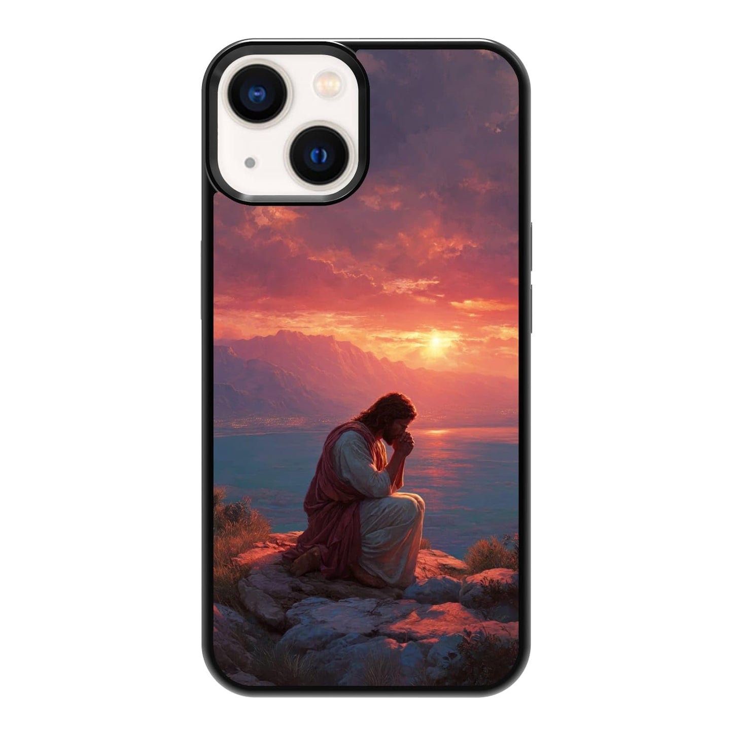 Four Seasons Tree of Life Watercolor Nature Phone Case, Shockproof Protective Cover for iPhone 11 12 13 14 15 16 17 Pro Max Plus Mini XR 7 8 SE