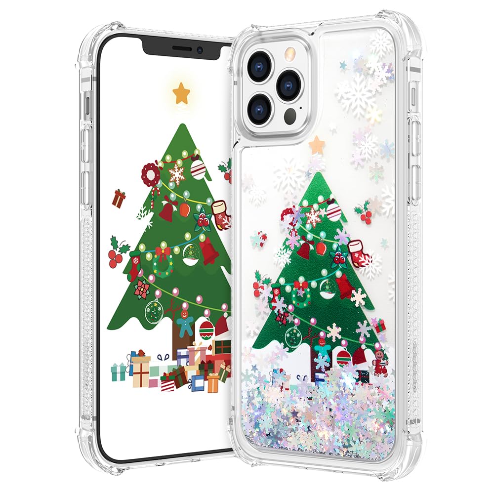 Maxdara for iPhone 13 iPhone 14 Cute Christmas Tree Case
