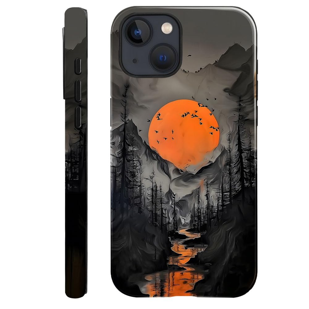 DAIZAG Case Compatible with iPhone 17,Glossy Durable Shock Protection Cover for Girl Women,Christmas Tree Snowflake Pattern