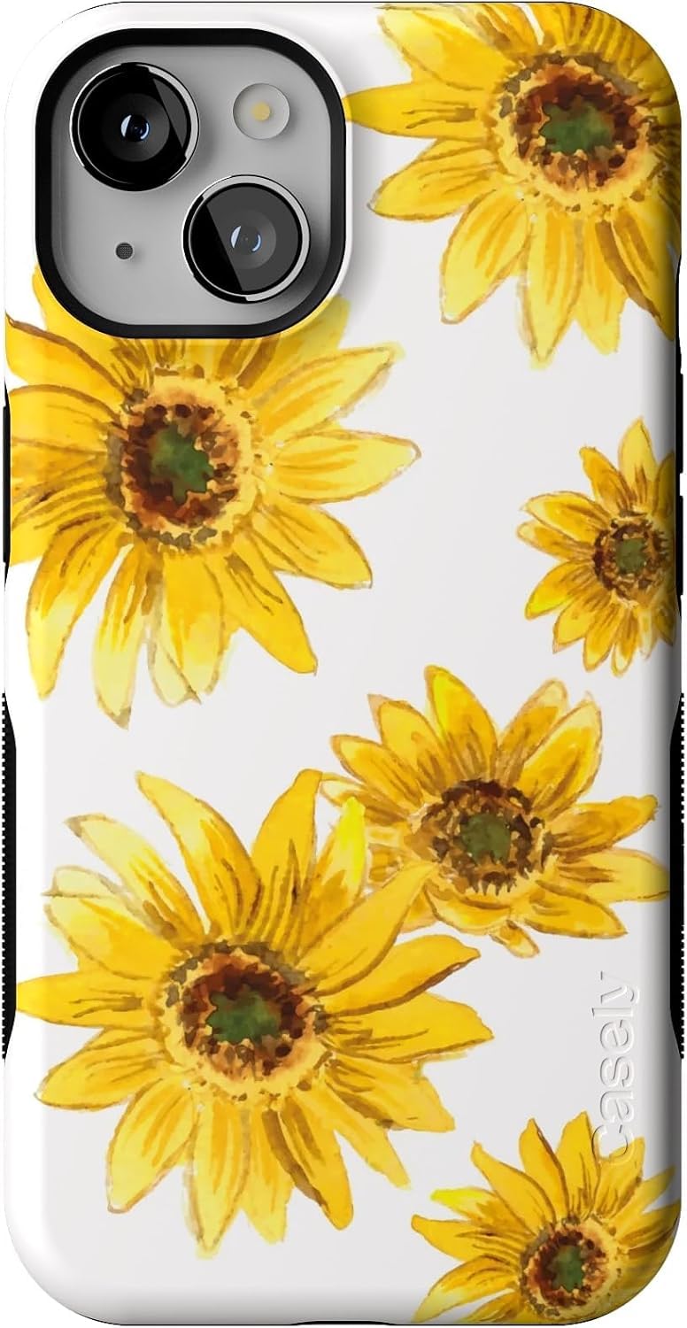 Casely iPhone 14 Case | Hanging Around | Potted Plants Floral | Bold Protective Design | Compatible with MagSafe