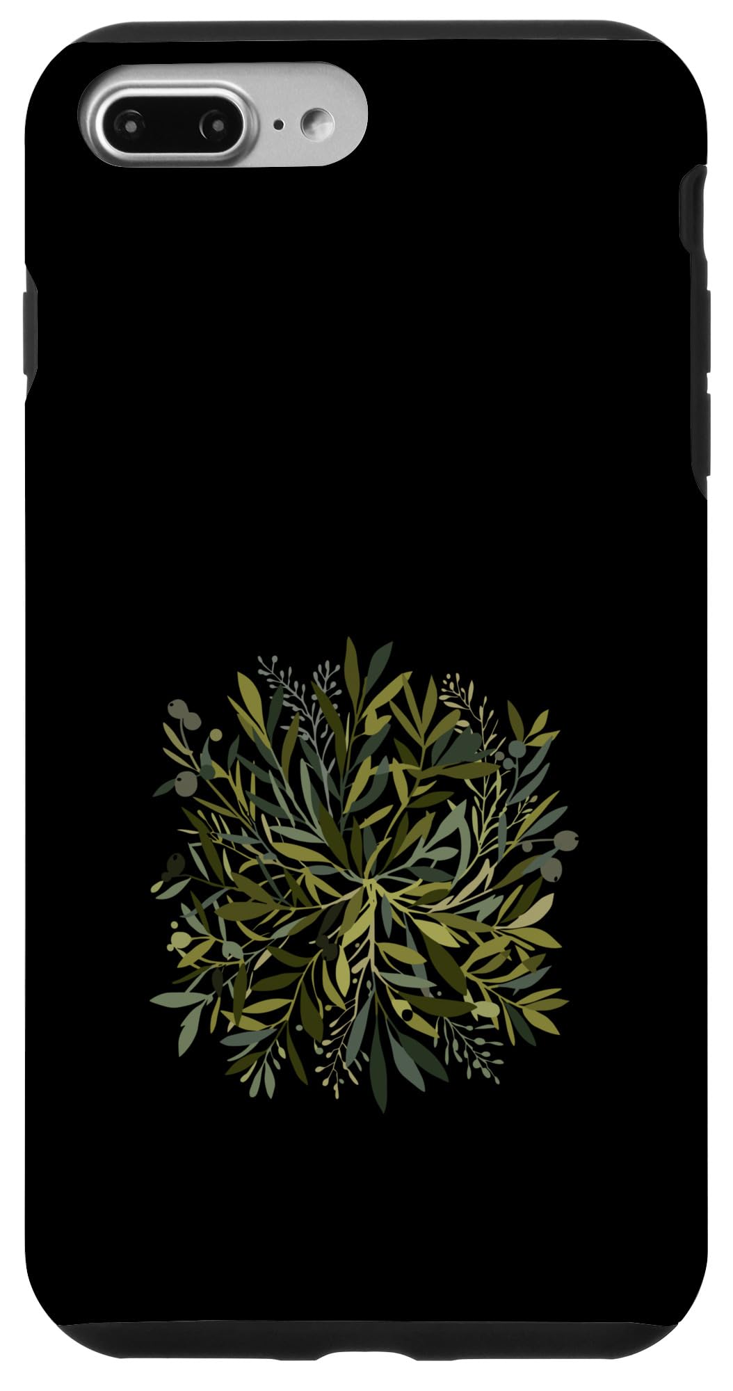 Wild Forest Leaves Botanical Green Foliage Nature Case for iPhone 16
