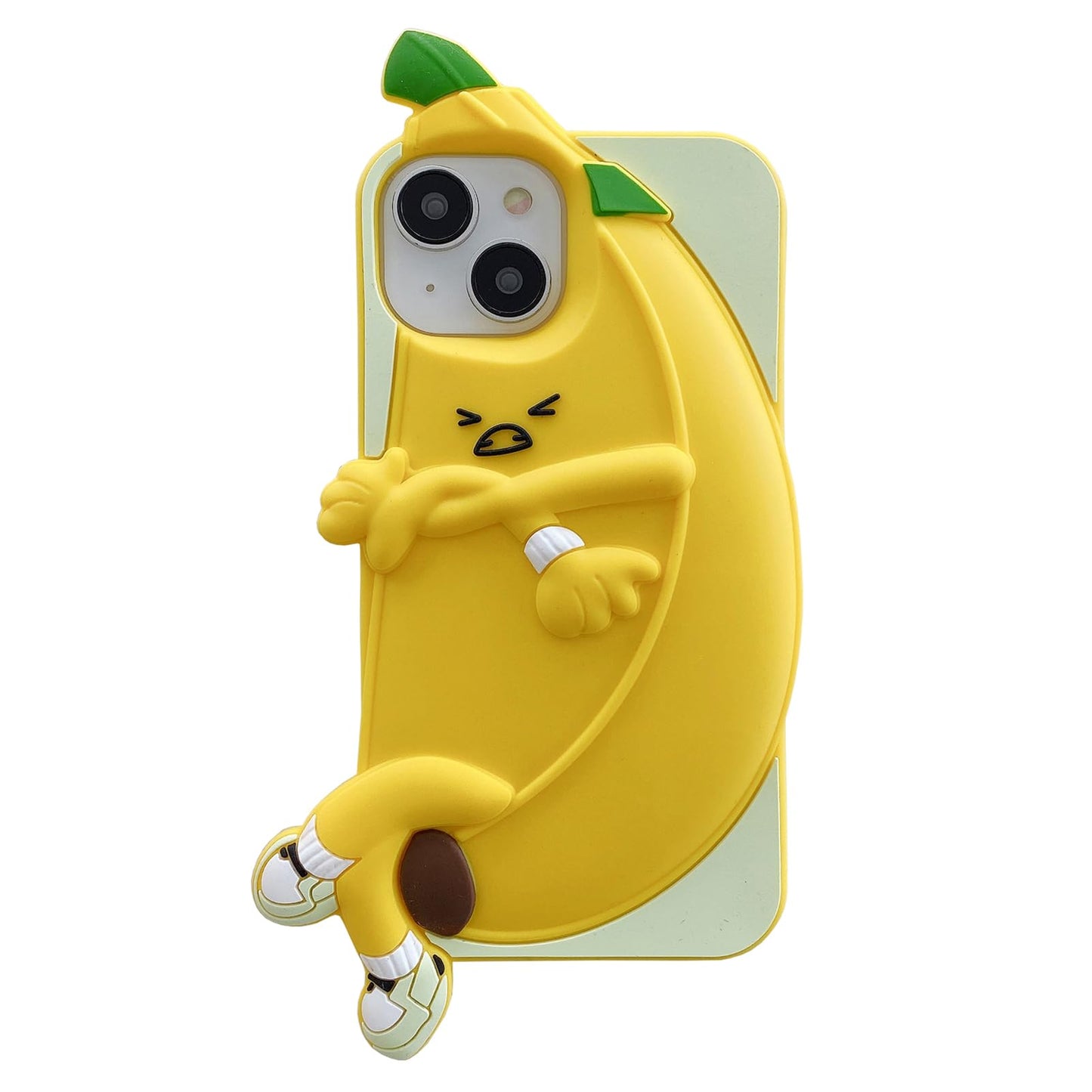 Soft Silicone Case Compatible with iPhone 11,Cute 3D Cartoon Taiyaki with Fish Keychain 3D Funny Kawaii Phone Cases Women Girls Shockproof Cover for iPhone 11