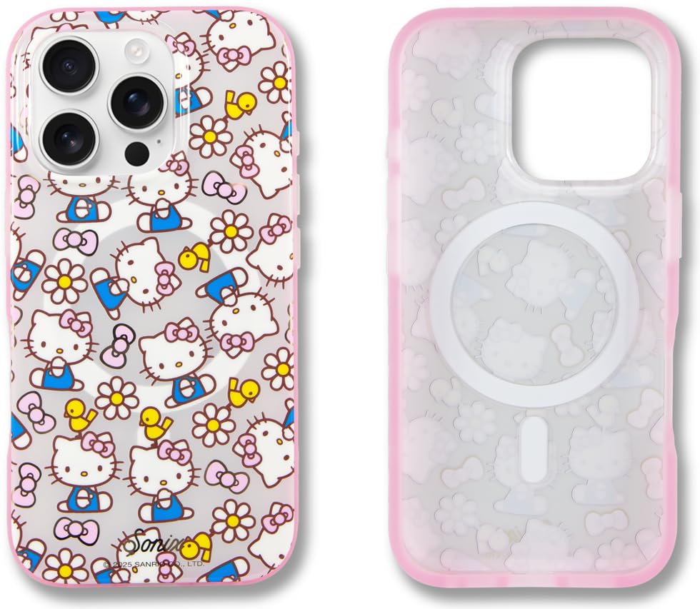 Sonix x Sanrio Case for iPhone 14 Pro Max | Compatible with MagSafe | 10ft Drop Tested | Hello Kitty and Friends Stickers