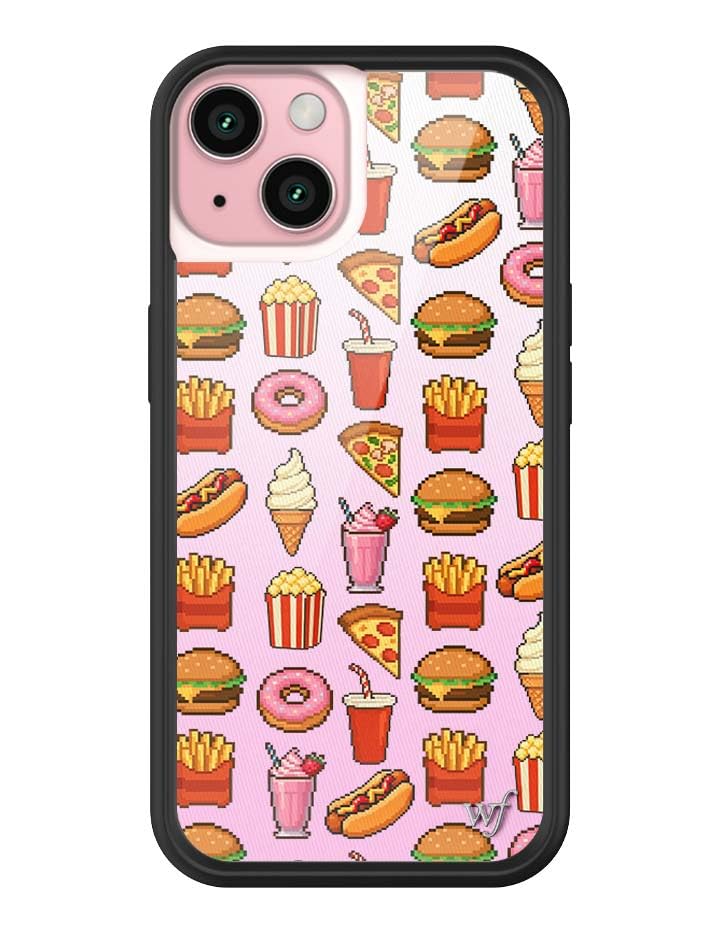 Wildflower Cases - Compatible with iPhone 15 | Protective Black Bumper, 6.5ft Drop Test Certified, Women Owned Small Business | Nature Floral Aesthetic Trendy Cute | Hummingbird