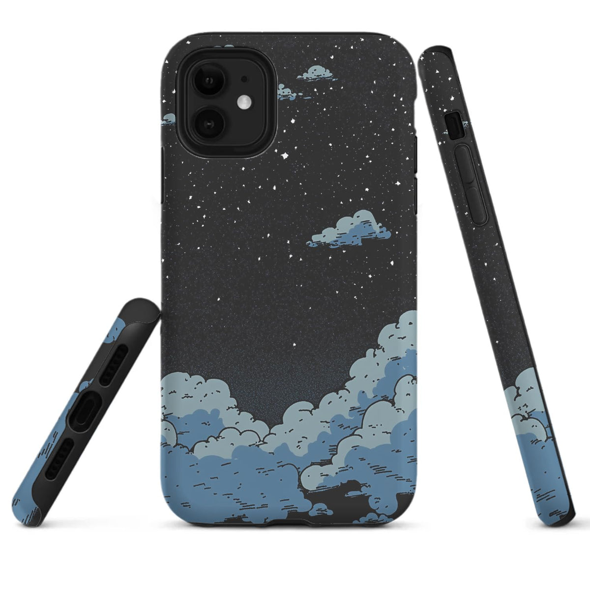 Raindrops Potted Plants Phone Case Compatible with iPhone 16 15 14 13 12 Compatible with Samsung Galaxy S25 S23 Plus S21 FE S22 Dual Layer Sturdy Shockproof Full Protection with Mag-Safe