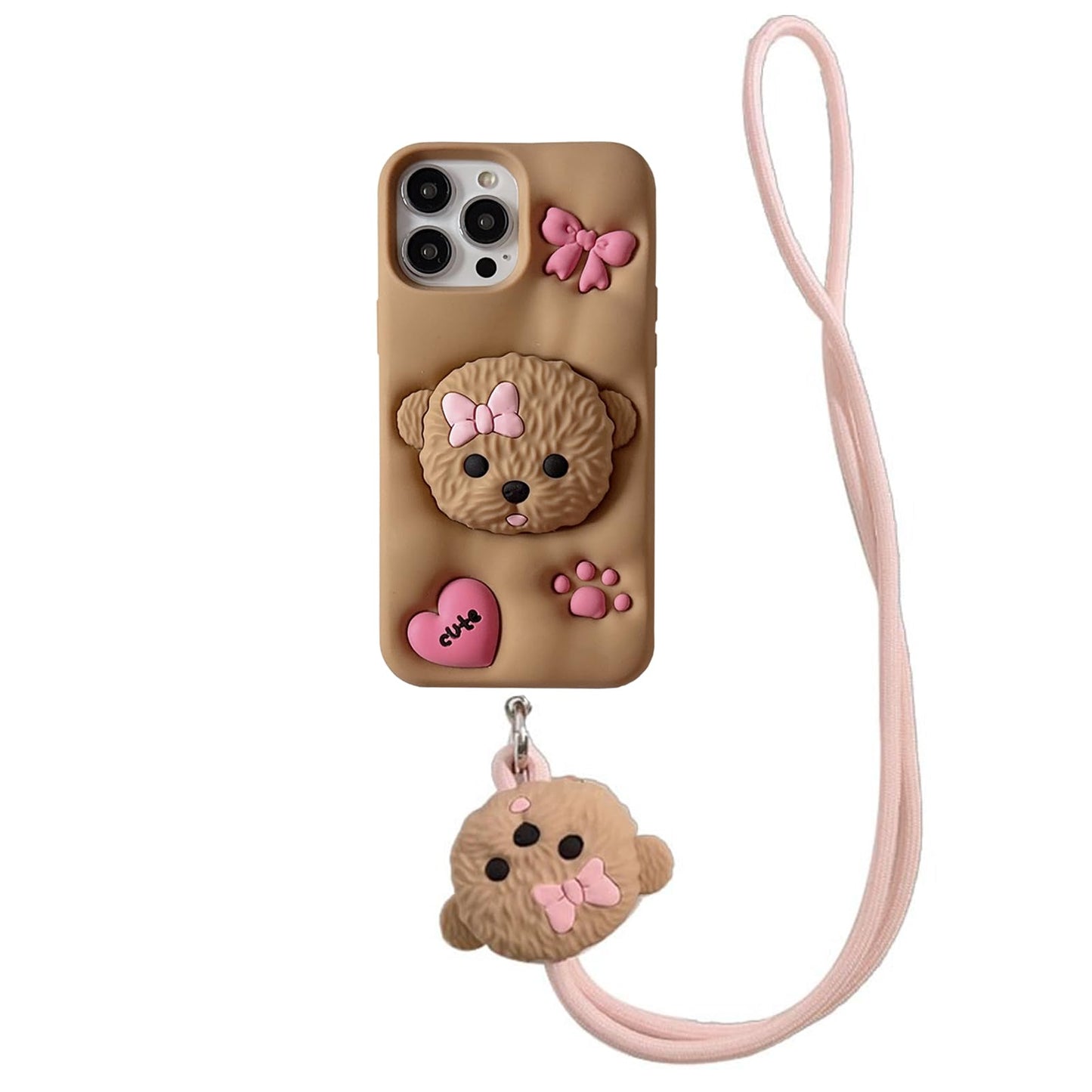 Case Compatible with iPhone 14,Cute 3D Kawaii Funny Sweater Shark Cartoon Cover with Keychain Soft Silicone Gel Drop Protector Women Girls