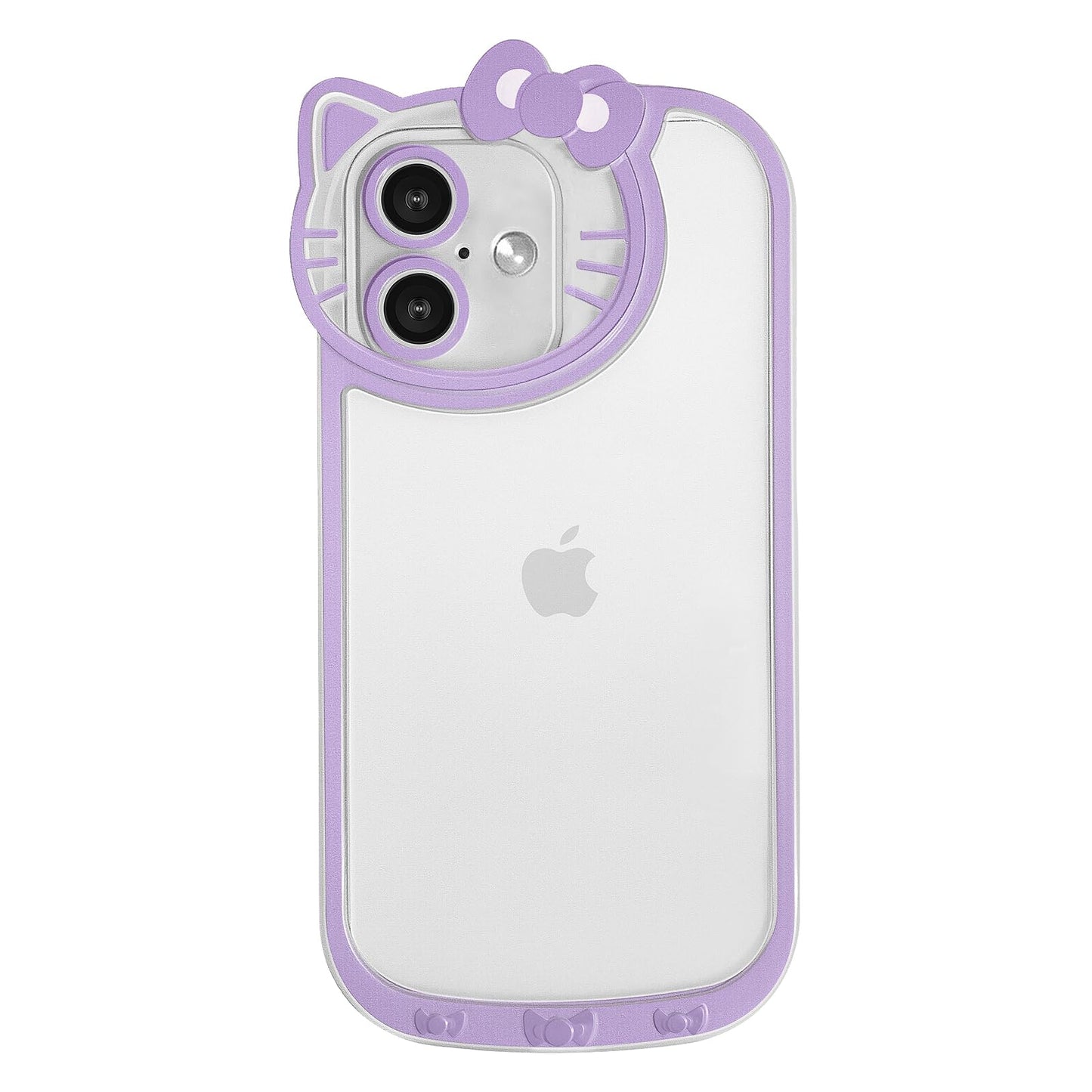 Compatible with iPhone 17 Pro Max Clear Case, Cute Cat Case for Women Girls Kids Cartoon Design Case Cover Shell Slim Soft Protective Case with Camera Lens for iPhone 17 Pro Max, Pink