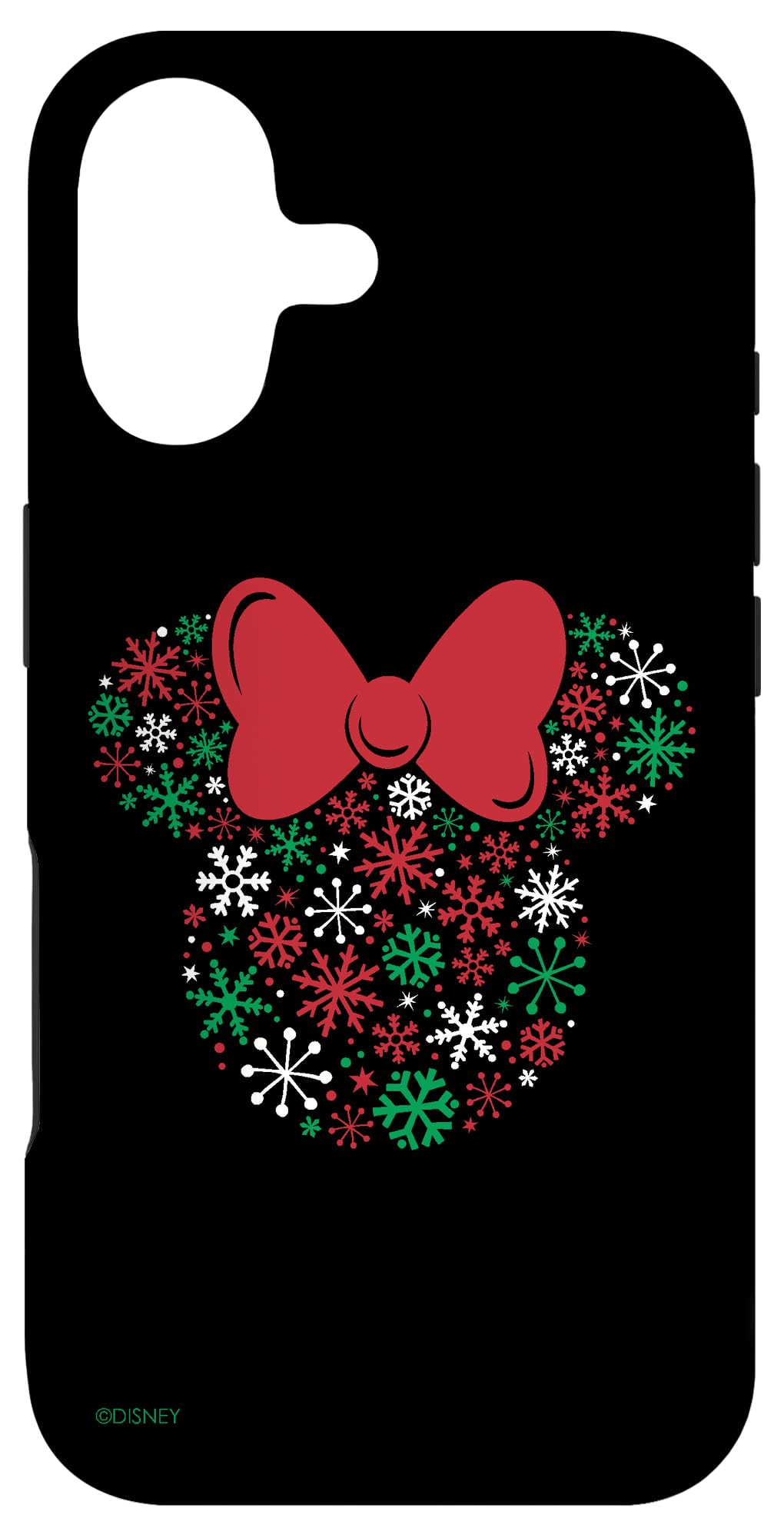 Disney Minnie Mouse Icon Holiday Snowflakes Case for iPhone 16 Pro Max