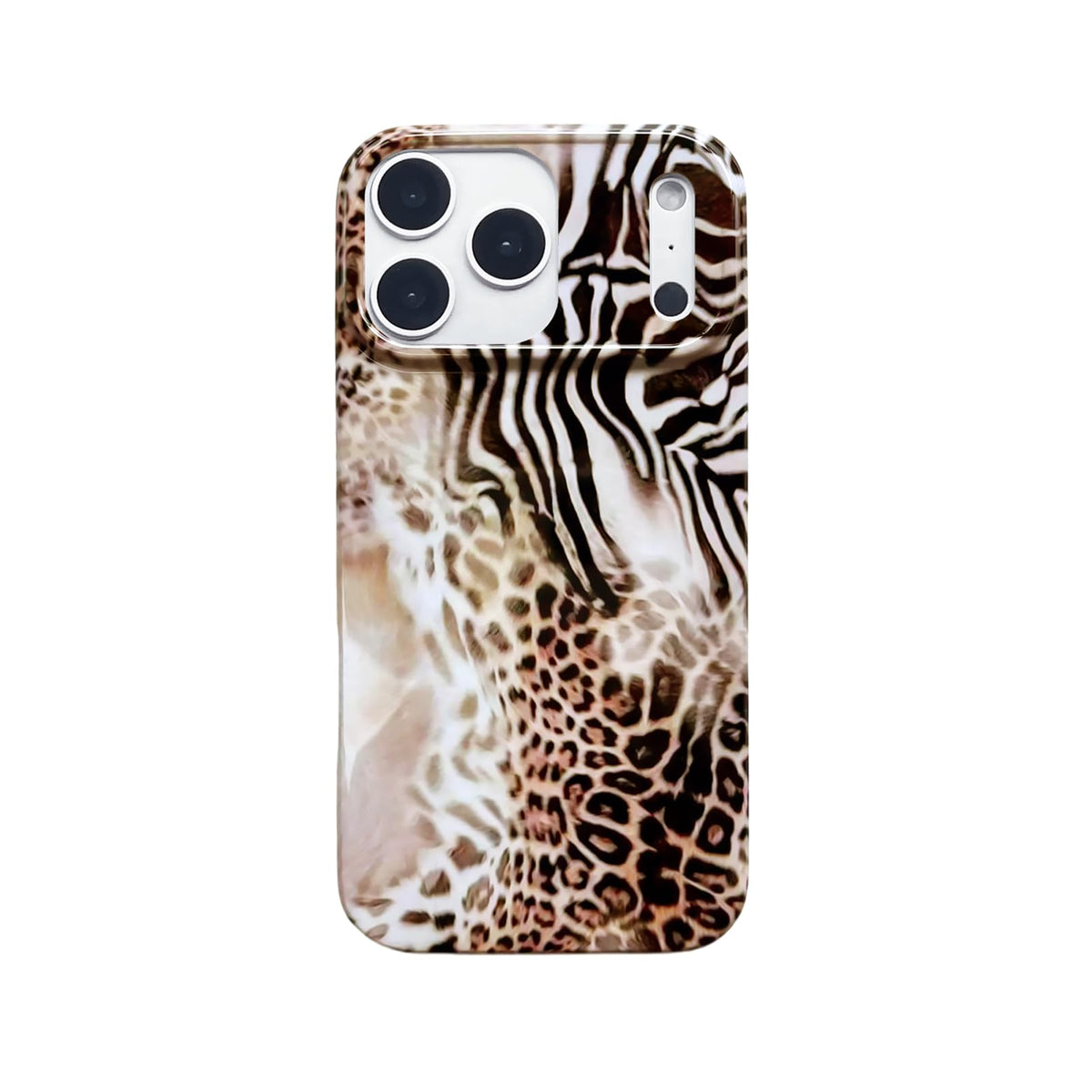 Aesthetic Y2K Cheetah Phone Case for iPhone 17 6.3in,Cute Animal Leopard Zebra Tiger Print Retro Cool Girl Trendy Vintage Protective Cover - Animal Print