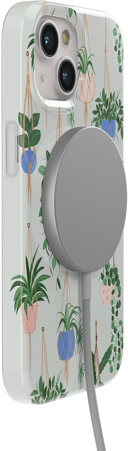 Casely iPhone 15 Case | Hanging Around | Potted Plants Floral | Compatible with MagSafe | Classic Ultra Thin Design