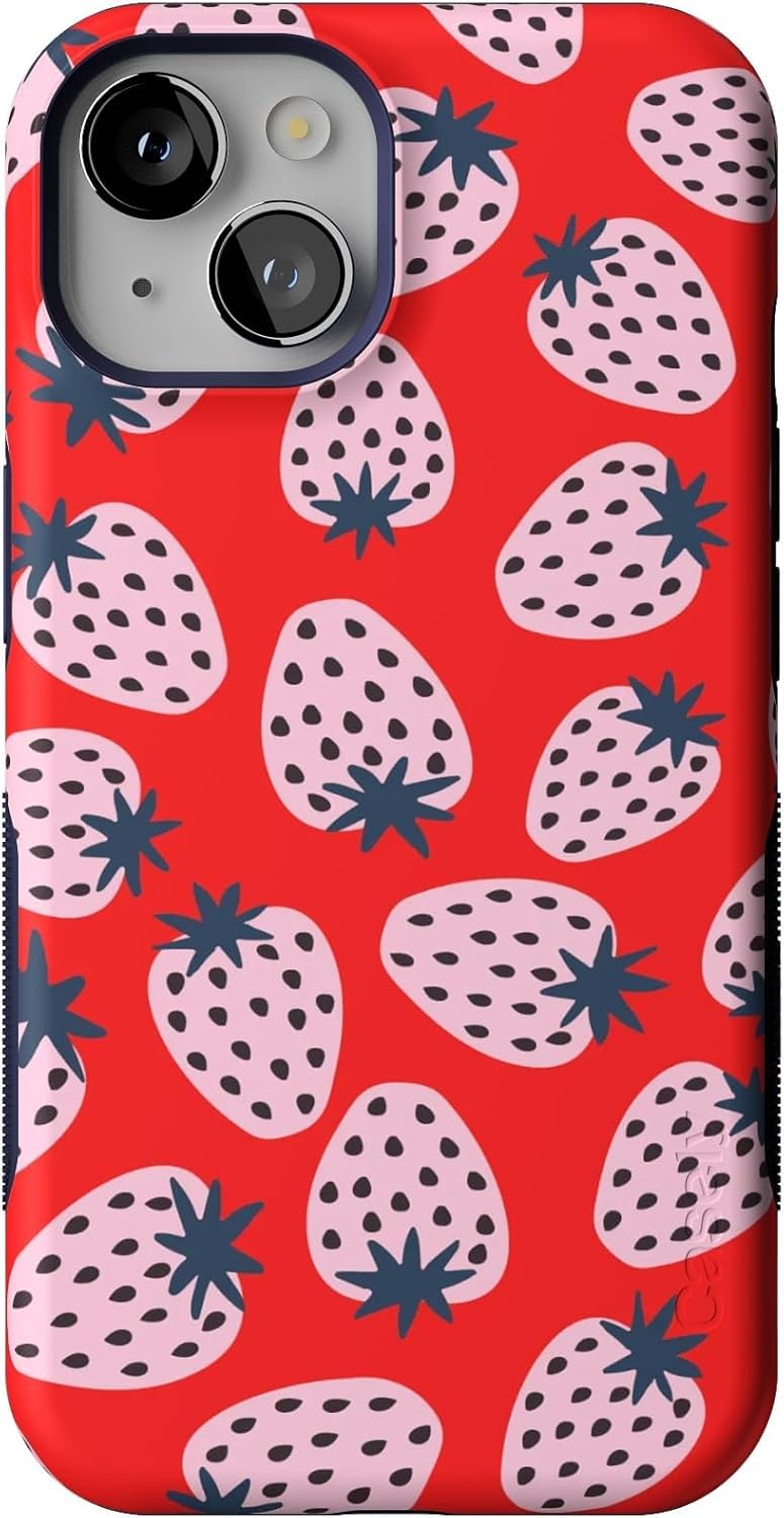 Casely iPhone 14 Case | Hanging Around | Potted Plants Floral | Bold Protective Design | Compatible with MagSafe