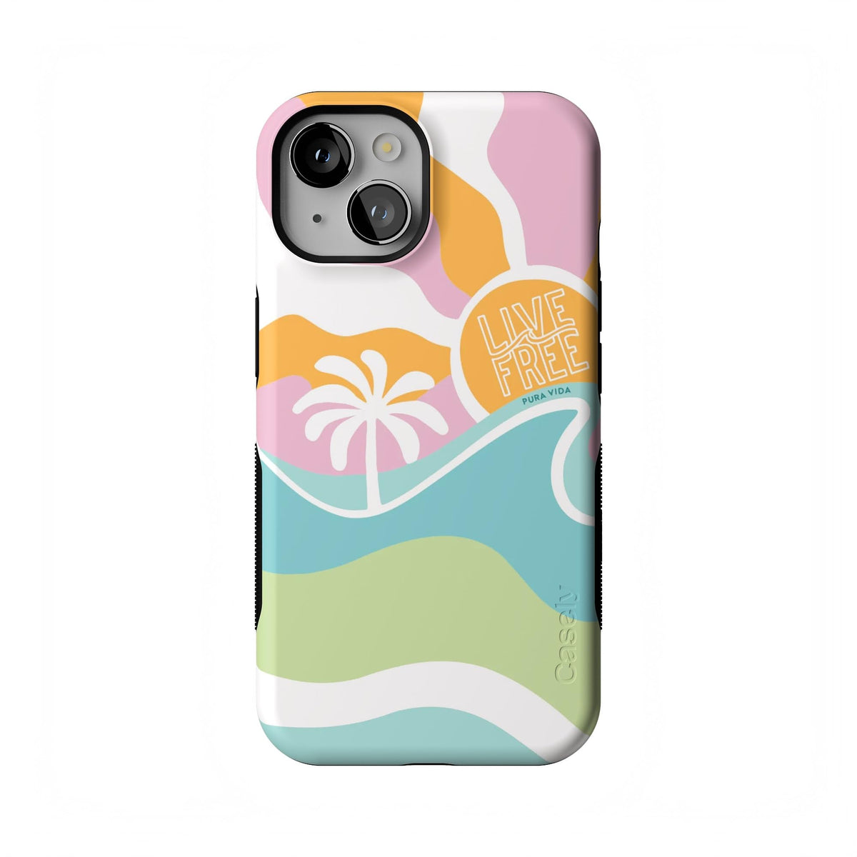 Casely iPhone 14 Case | Hanging Around | Potted Plants Floral | Bold Protective Design | Compatible with MagSafe