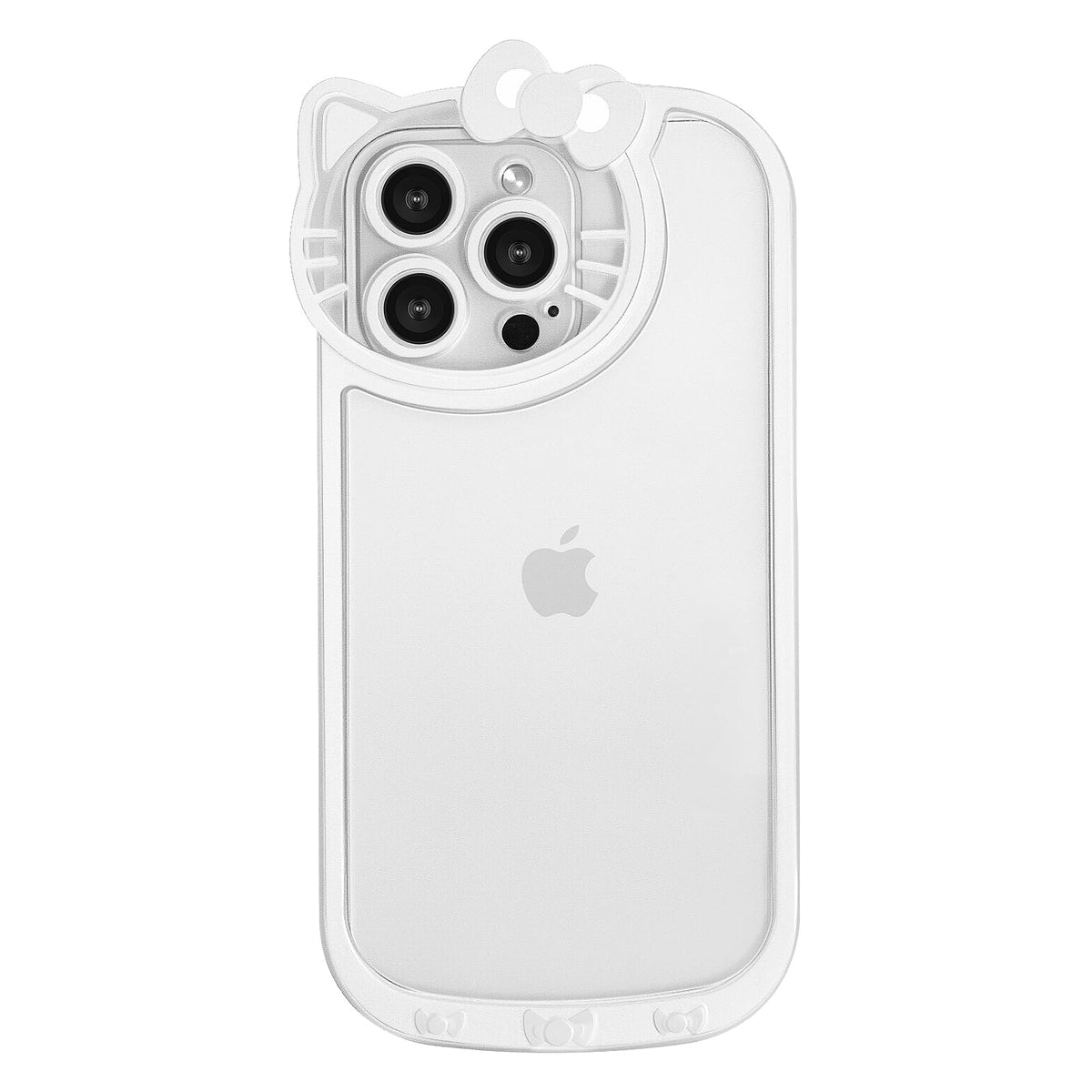 Compatible with iPhone 17 Pro Max Clear Case, Cute Cat Case for Women Girls Kids Cartoon Design Case Cover Shell Slim Soft Protective Case with Camera Lens for iPhone 17 Pro Max, Pink