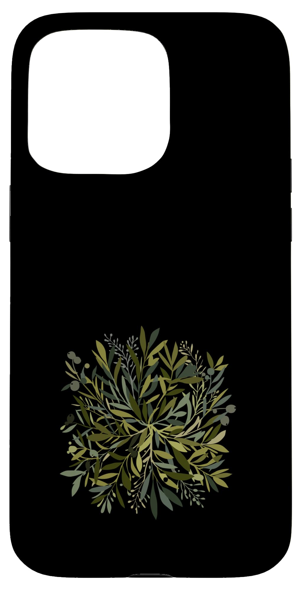 Wild Forest Leaves Botanical Green Foliage Nature Case for iPhone 16