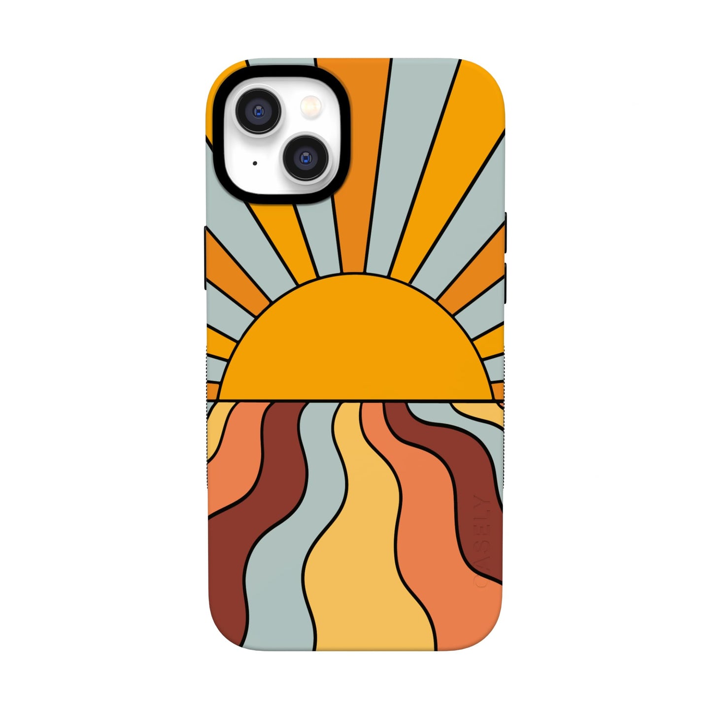 Casely iPhone 14 Case | Hanging Around | Potted Plants Floral | Bold Protective Design | Compatible with MagSafe