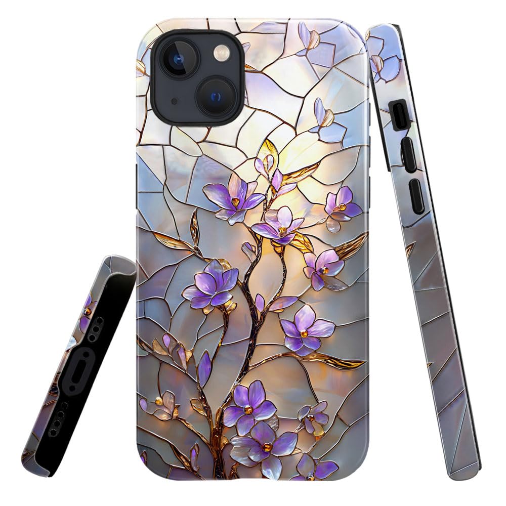 Case for iPhone 14,Christmas 3D Winter Phone Case Slim Silicone Shockproof Cover for Girls Women（Glossy & Durable）