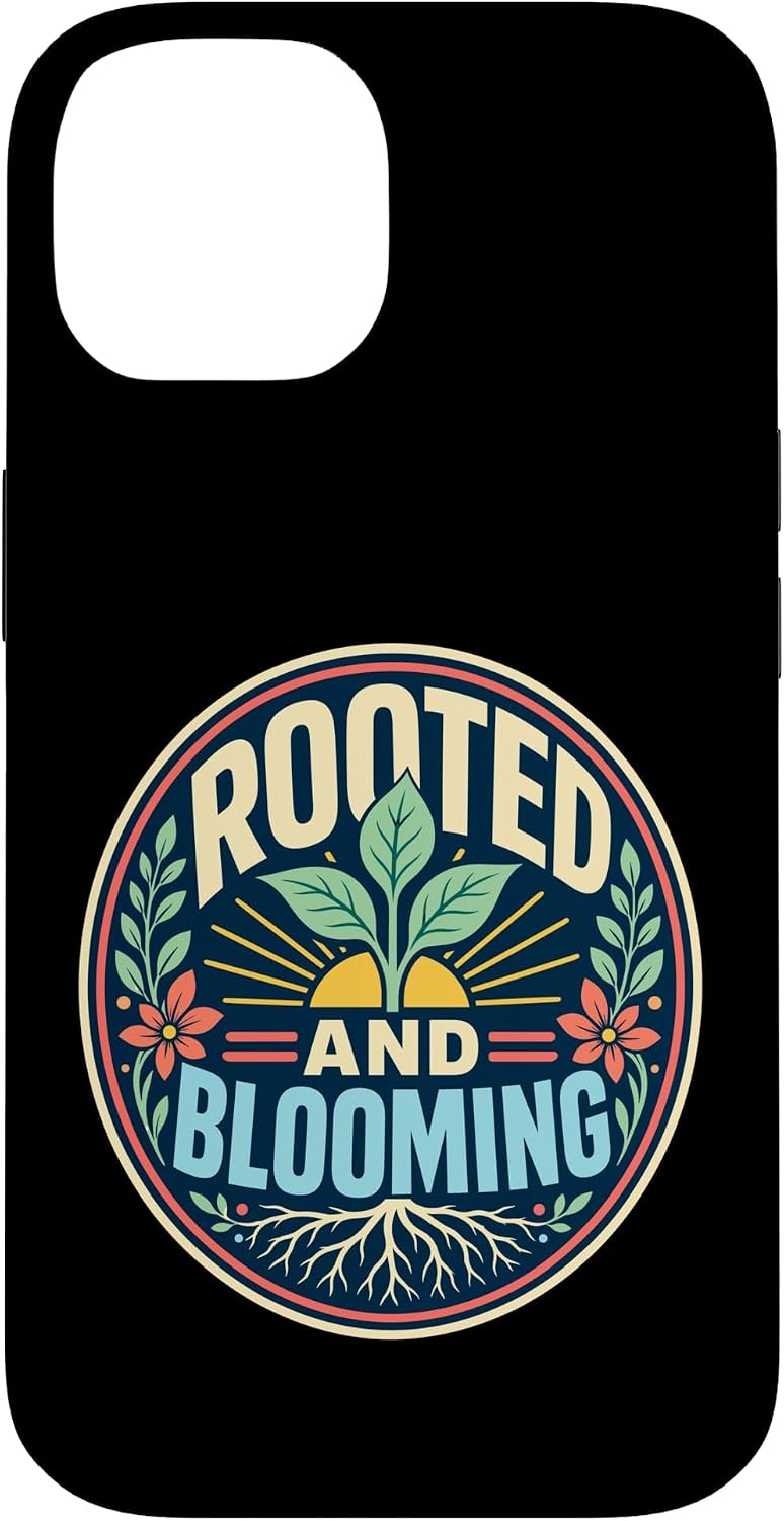 Rooted Blooming Plant Nature Retro Case for iPhone 16