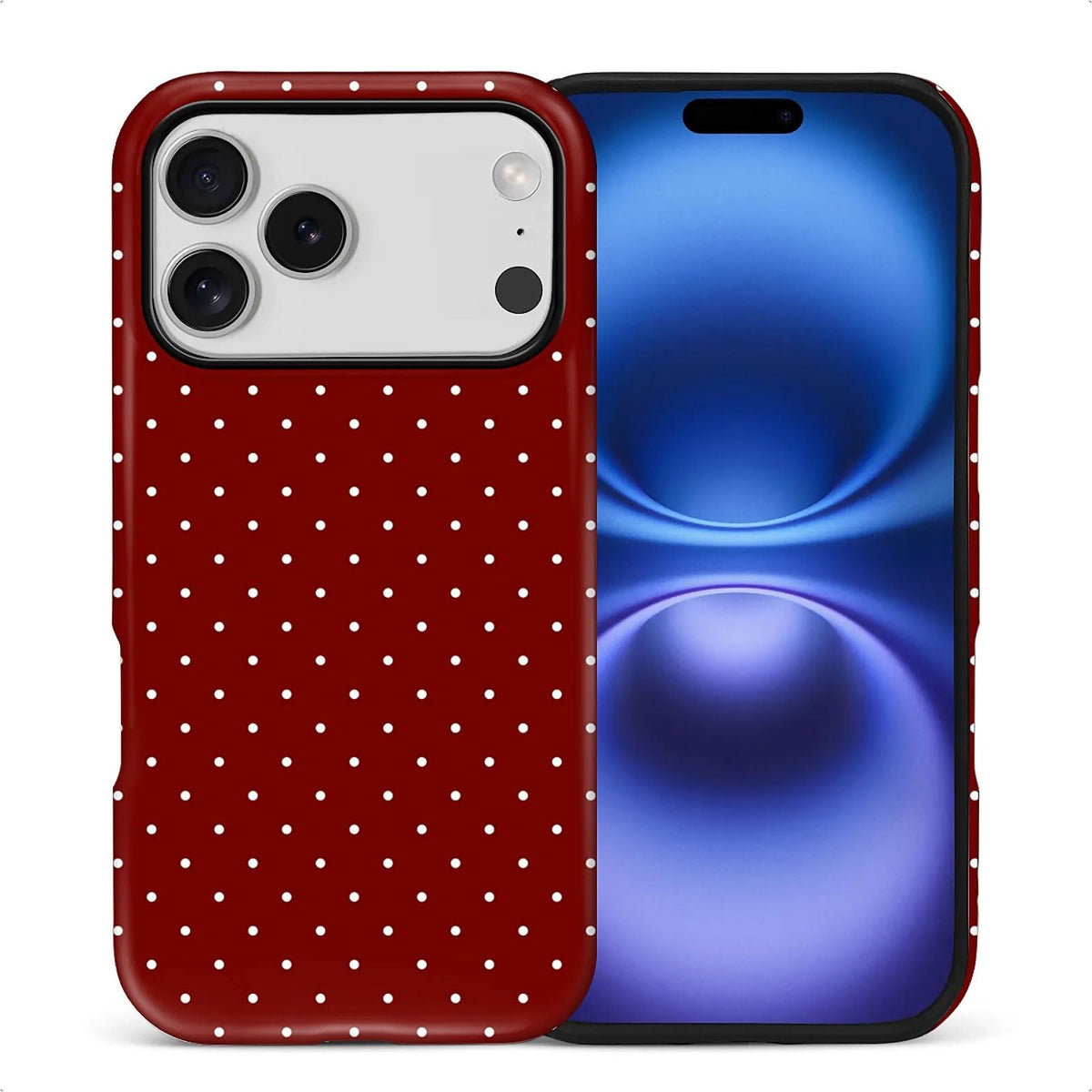for iPhone 15 Pro Case,Hybrid 2-Layer Hard Shell + Silicone Protective Case -Resistant Shockproof- A Naughty Cat with Blue Stripes Eating Fish