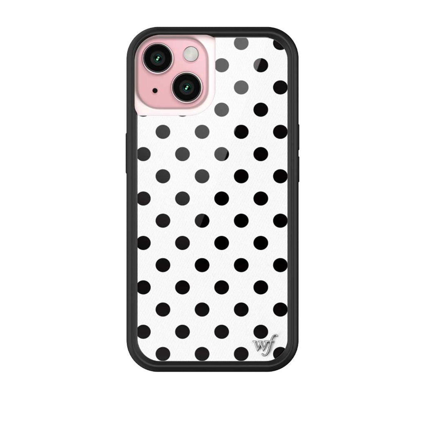 Wildflower Cases - Compatible with iPhone 15 | Protective Black Bumper, 6.5ft Drop Test Certified, Women Owned Small Business | Nature Floral Aesthetic Trendy Cute | Hummingbird