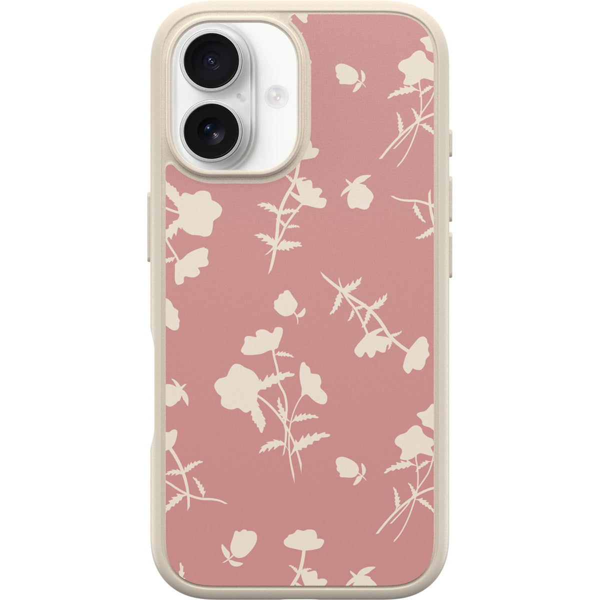 OtterBox iPhone 16 Pro Symmetry Series Clear Case - Pink Leopard Print | Snaps to MagSafe, Ultra-Sleek, Raised Edges Protect Camera & Screen, Ultra-Thin, Sleek iPhone Case