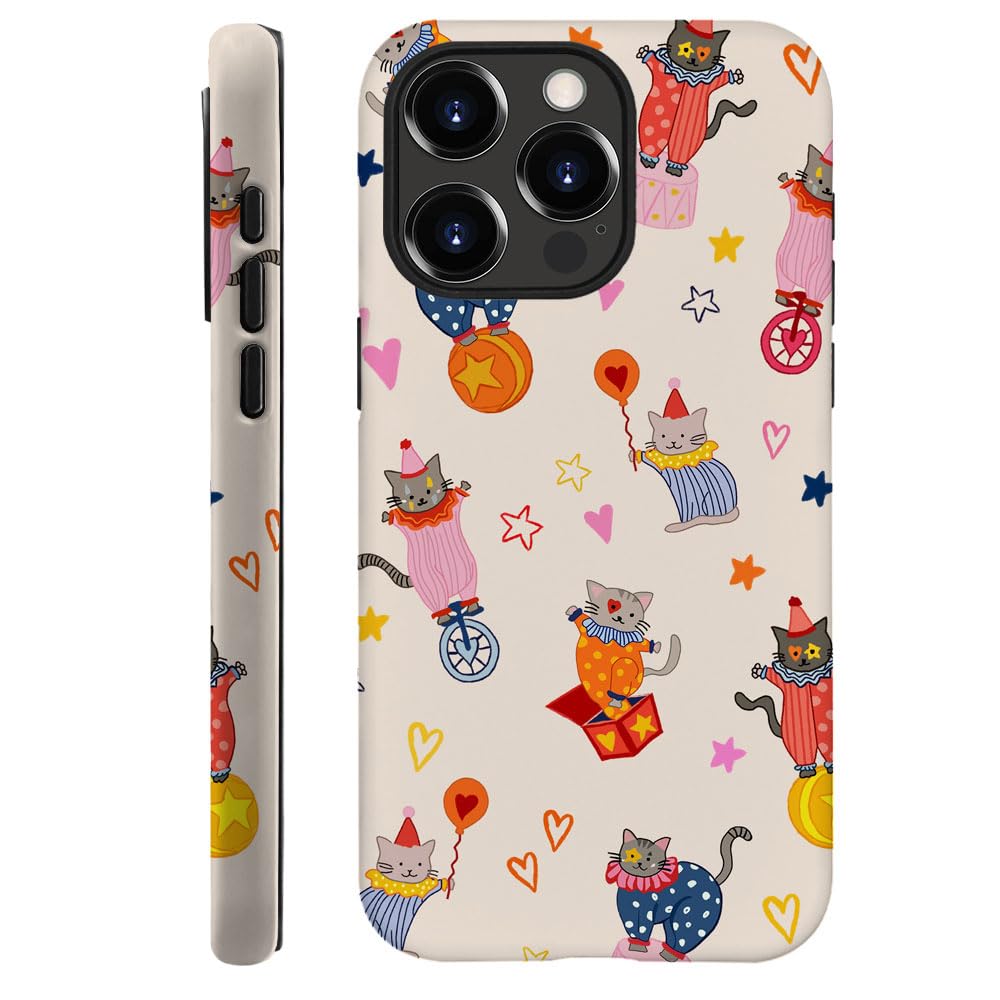 Case for iPhone 17 - [Drop Protection Phone Cover] - Hybrid Case for Girl Women - Funny Monkey Stripes 01