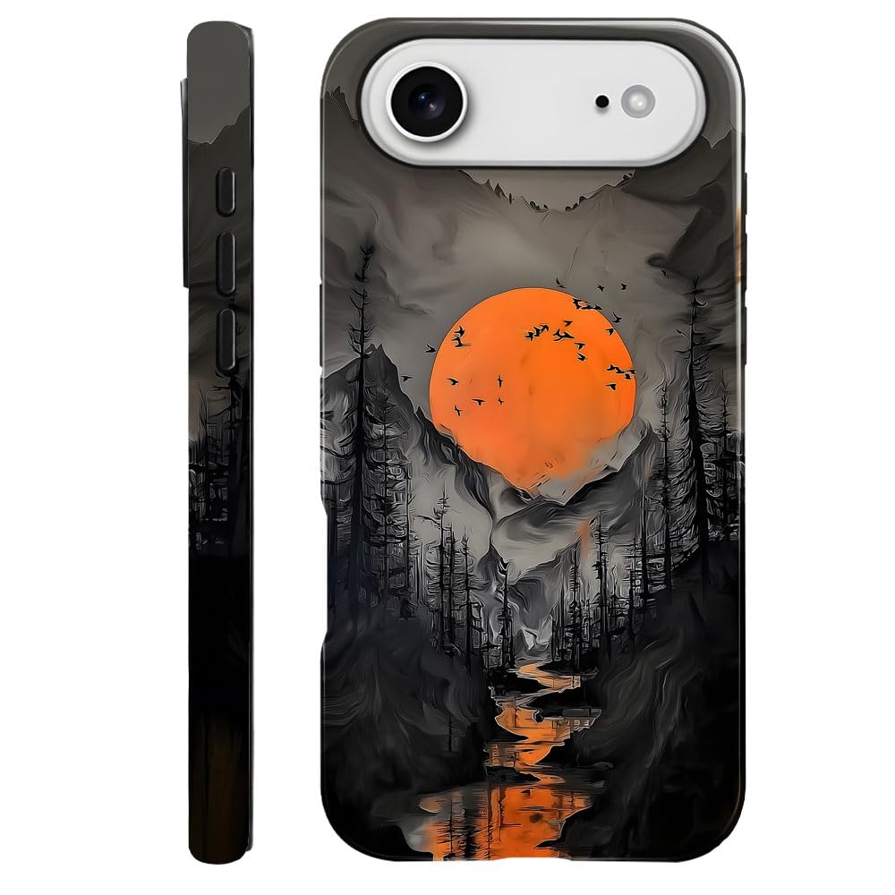 DAIZAG Case Compatible with iPhone 17,Glossy Durable Shock Protection Cover for Girl Women,Christmas Tree Snowflake Pattern