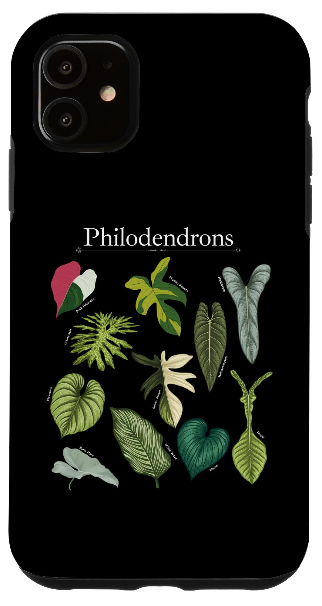 Philodendron Varieties Florida Beauty Joepii House Plants Case for iPhone 14
