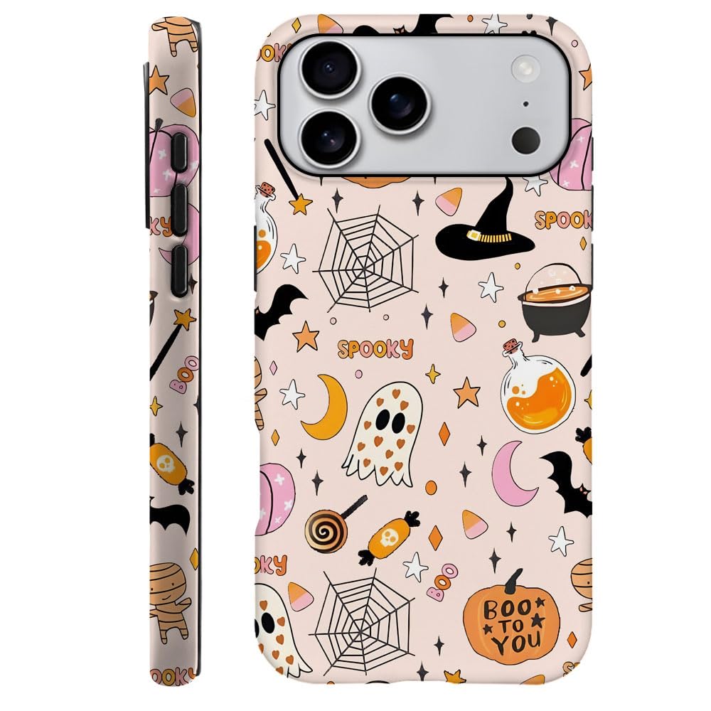 Compatible with iPhone 15 Pro,Durable & Shockproof Phone Case Cover Design - Christmas Retro Doodle