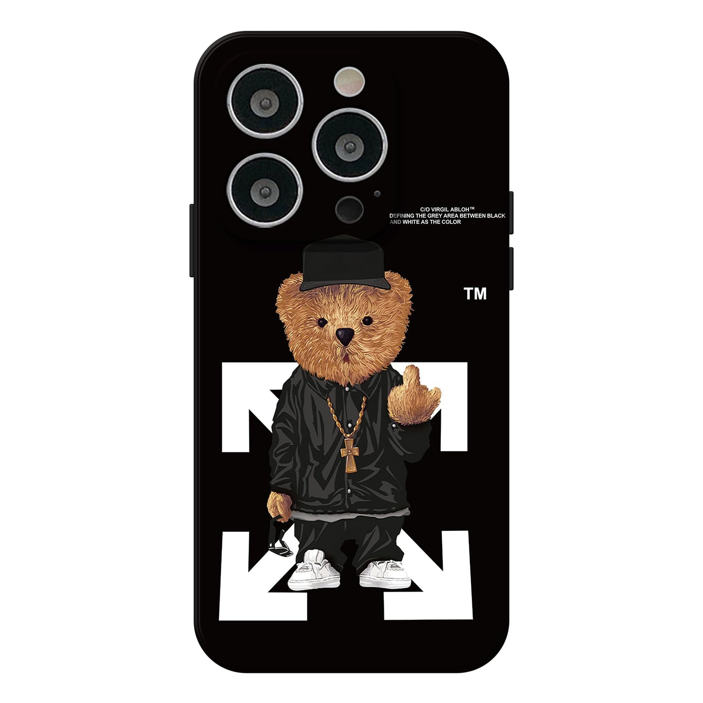 Cool Case Compatible with iPhone 17 pro max case,Designer for Boys,Funny Aesthetic Soft Silicone Gel Rubber Shockproof Cover Full Body Drop Protection (for iPhone 17 pro max) Black
