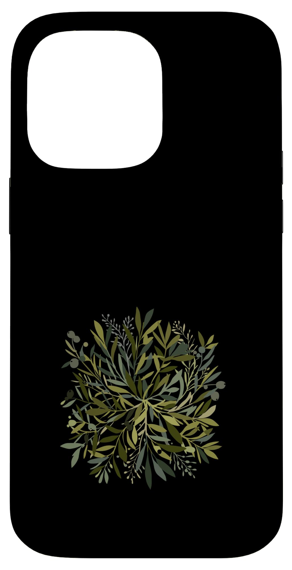 Wild Forest Leaves Botanical Green Foliage Nature Case for iPhone 16