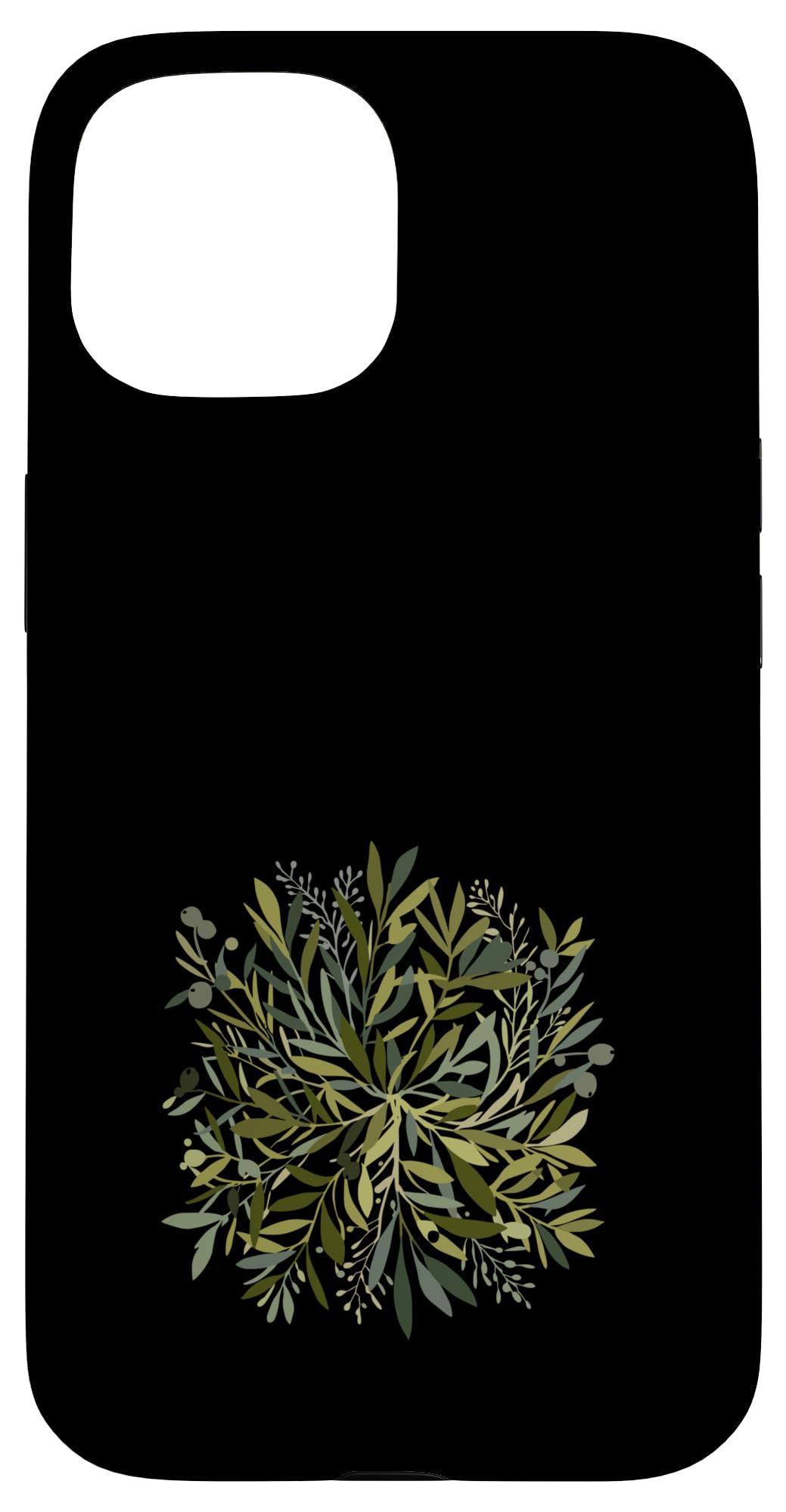 Wild Forest Leaves Botanical Green Foliage Nature Case for iPhone 16