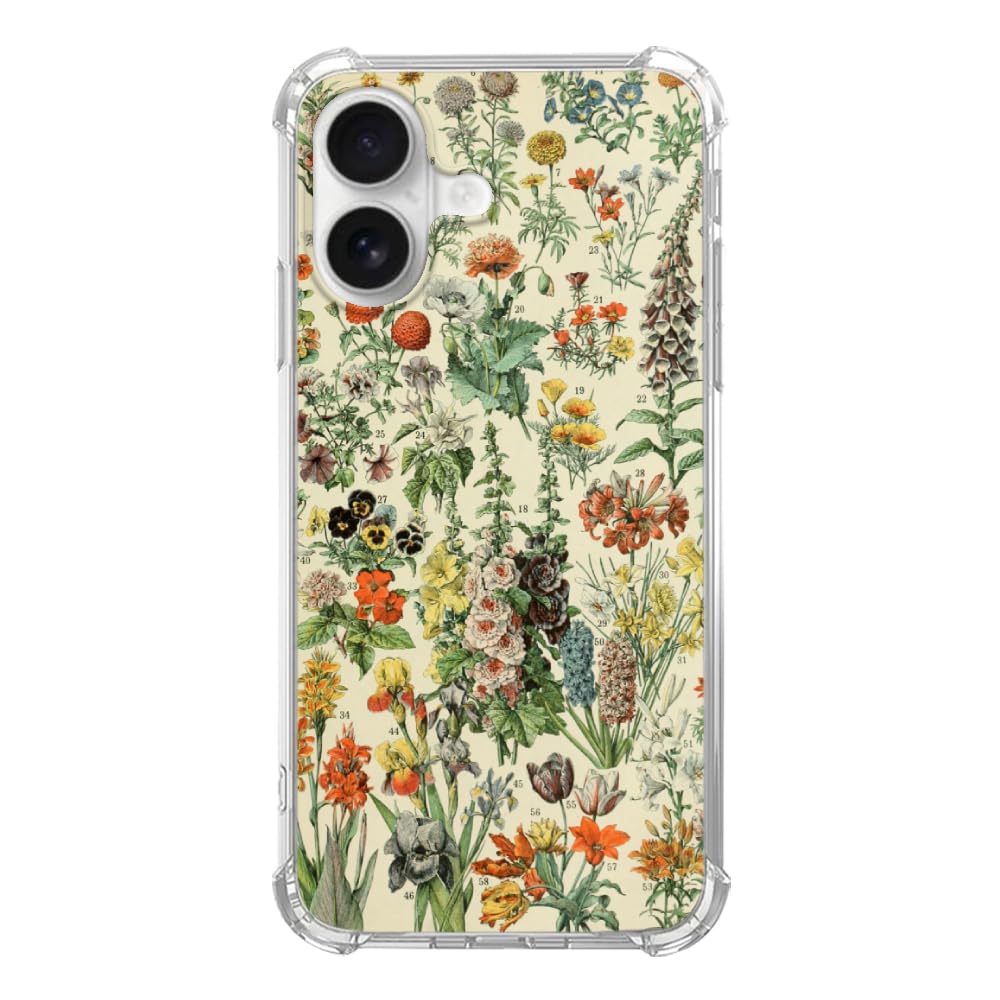 Water Lily Pond Black Cat Phone Case Compatible with iPhone 17, Cute Cat Painting Phone Cover for iPhone 17