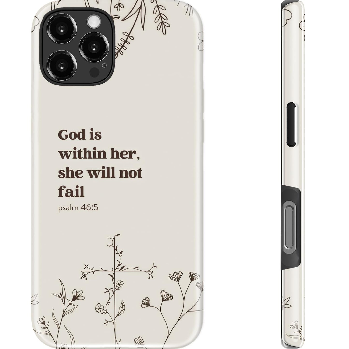 Goodon for iPhone 15 Pro Max Case, Cute Preppy Floral, MagSafe Compatible | Dual-Layer Hard Shell & Silicone, Wireless Charging, Slim Fit Phone Cover with Wildflower Designs for Women Girls