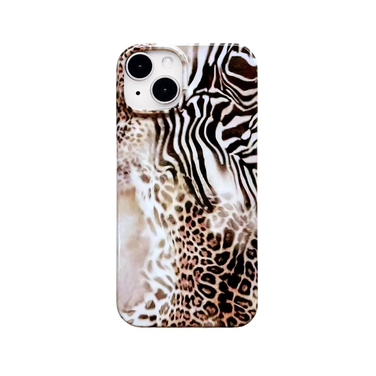 Aesthetic Y2K Cheetah Phone Case for iPhone 17 6.3in,Cute Animal Leopard Zebra Tiger Print Retro Cool Girl Trendy Vintage Protective Cover - Animal Print