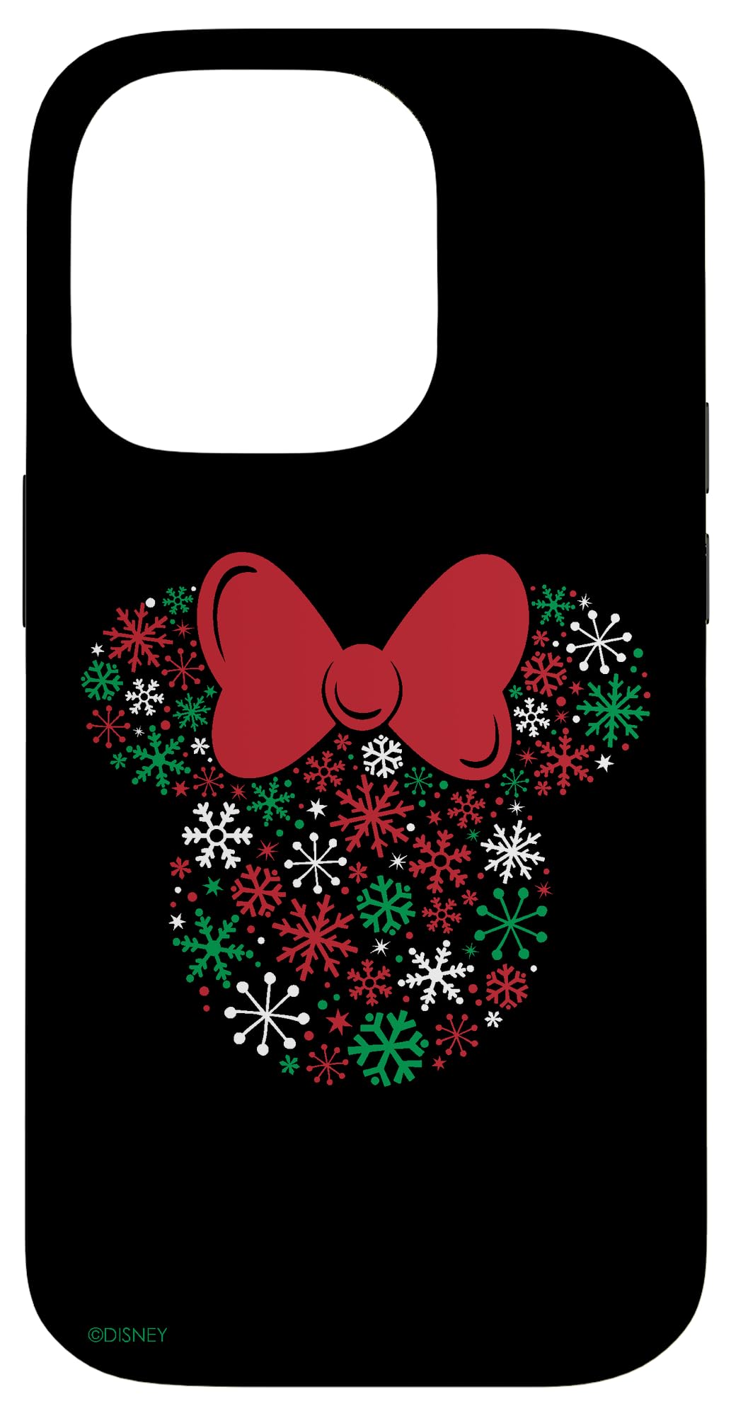 Disney Minnie Mouse Icon Holiday Snowflakes Case for iPhone 16 Pro Max